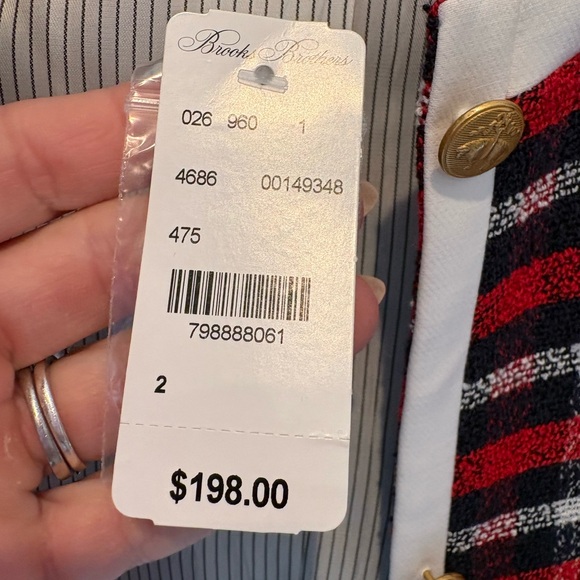 NWT Brooks Brothers 2 piece Tweed look women’s suit - Picture 9 of 13